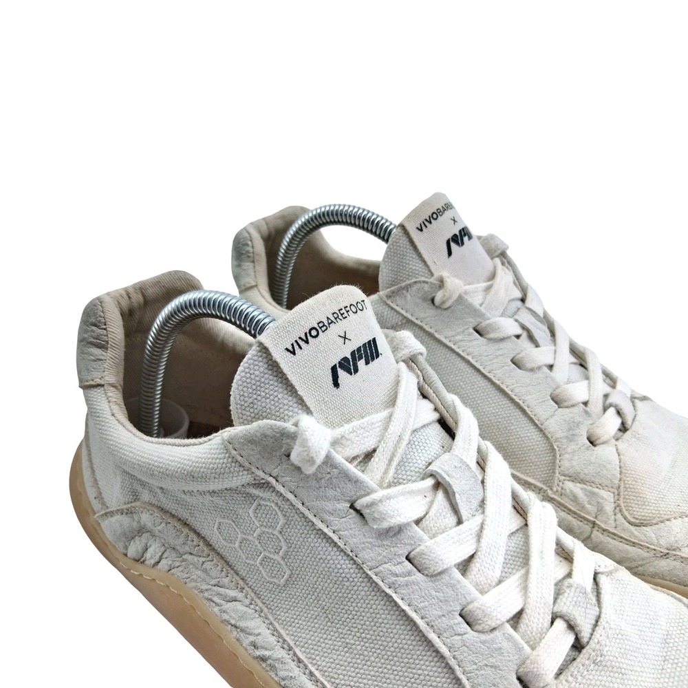 Vivobarefoot X NFW Shoes Mens Size 11 White Minimalist Barefoot Sneakers - Picture 4 of 13